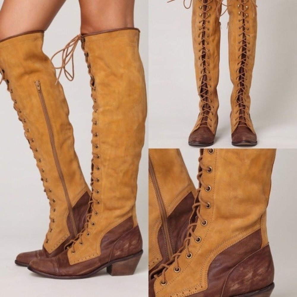 FP x Jeffrey Campbell Joe Two Tone Boot - Picture 2 of 12